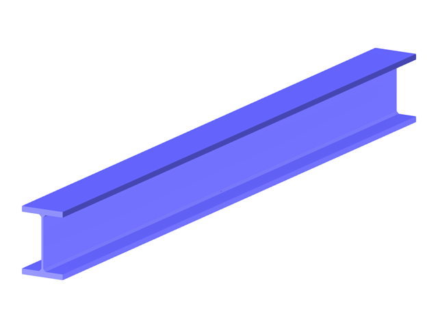 Modèle 004025 | I Section de la poutre en acier