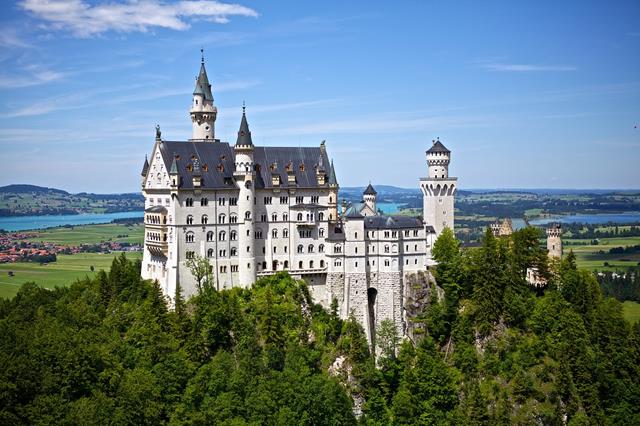 Un château de conte de fée : le Neuschwanstein, Allemagne